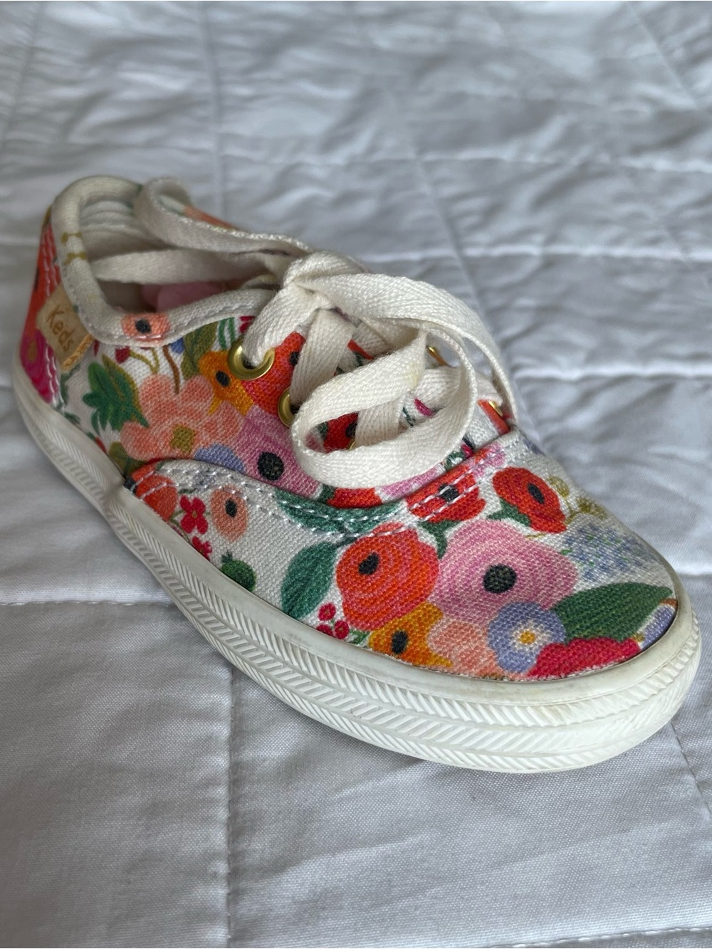 Keds X Rifle Paper Co - Garden Party - Baby Girl Sneakers (size 5)